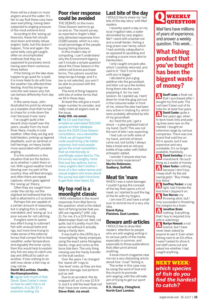 Anglers Mail Preview Pages