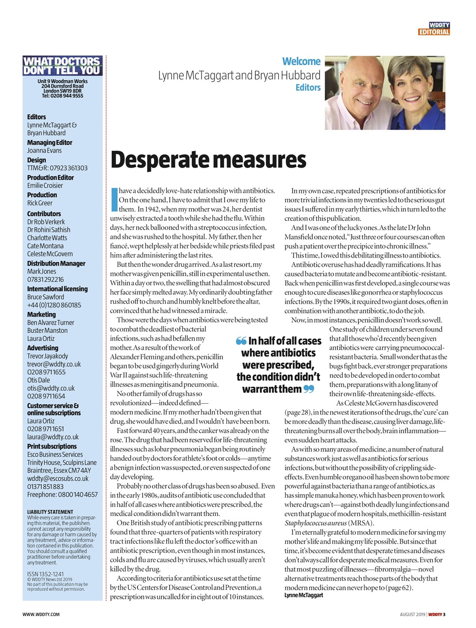 What Doctors Don't Tell You Preview Pages