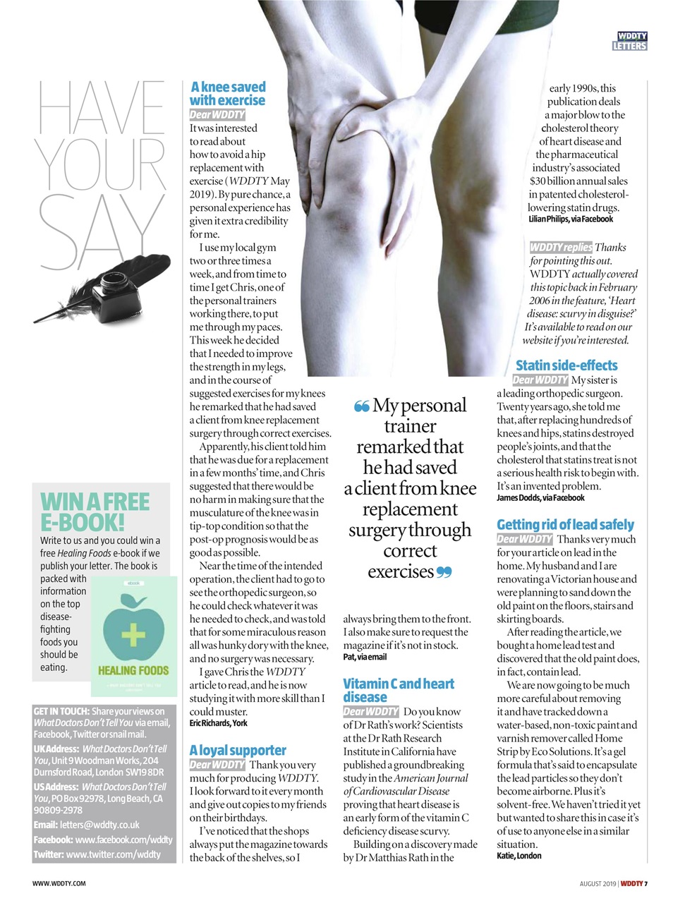 What Doctors Don't Tell You Preview Pages