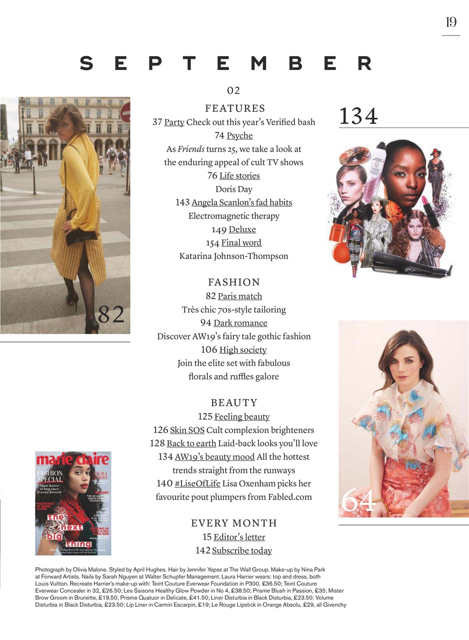 Marie Claire Preview Pages