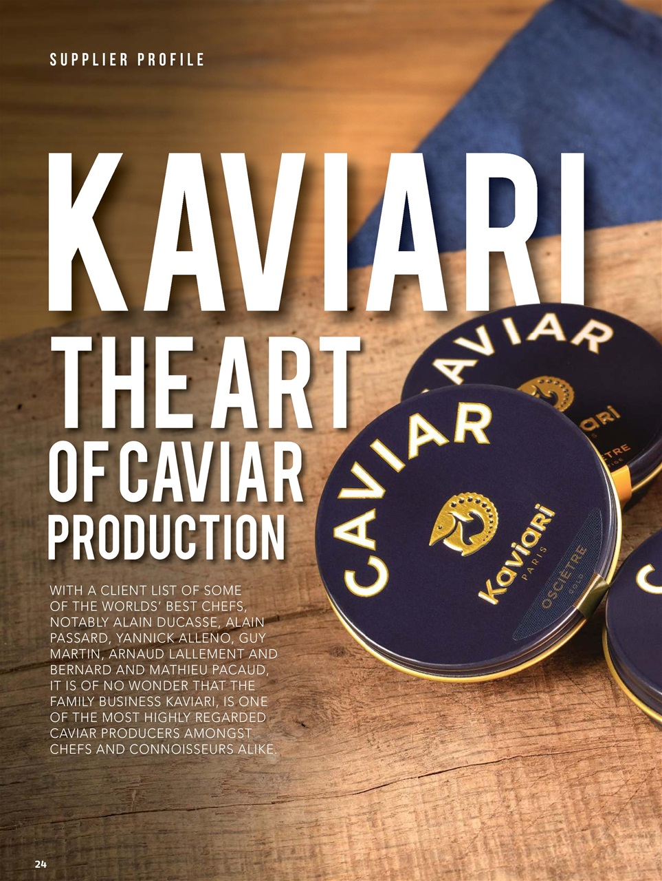 Chef & Restaurant Magazine Preview Pages