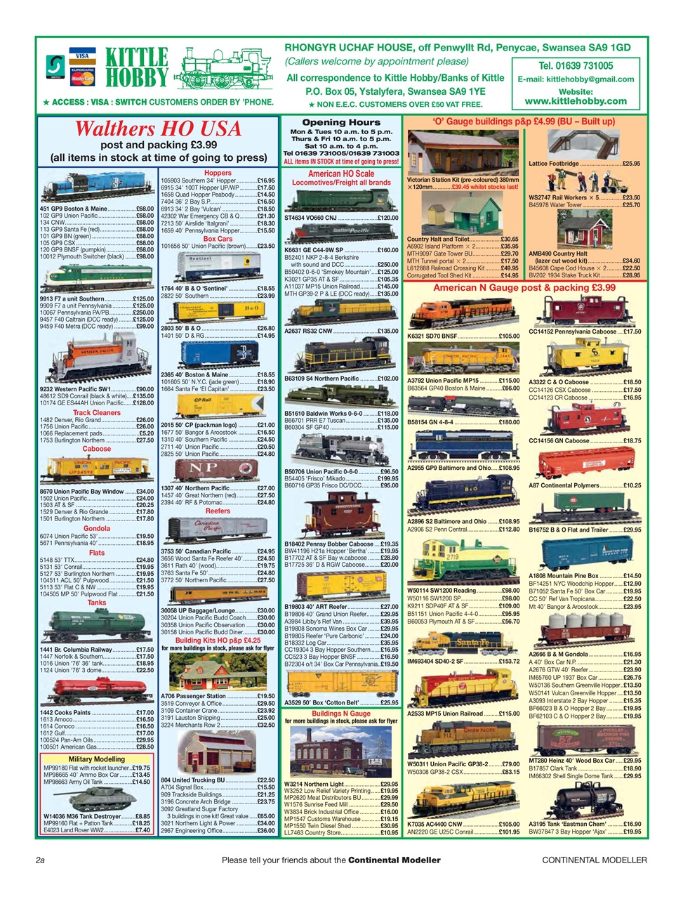Continental Modeller Preview Pages