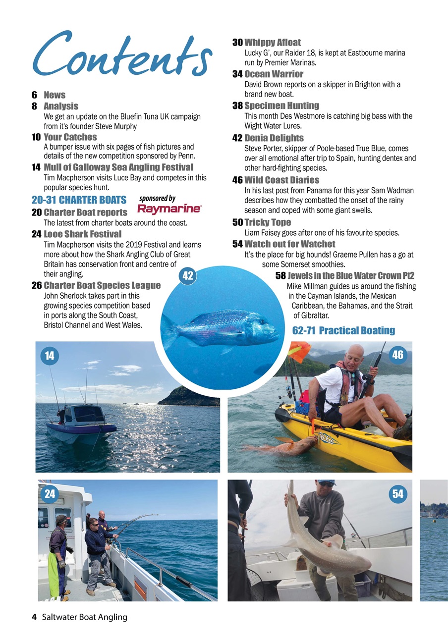 Saltwater Boat Angling Preview Pages