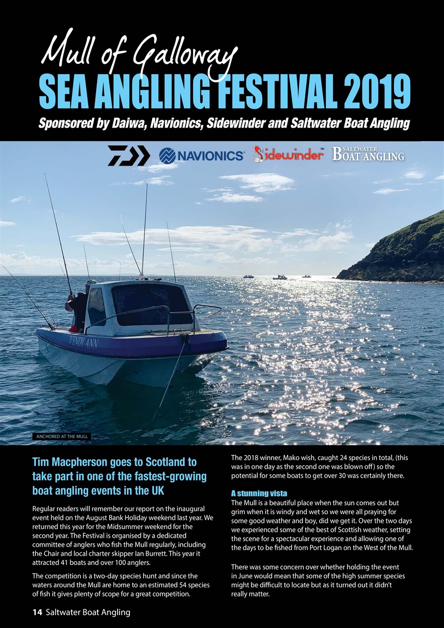 Saltwater Boat Angling Preview Pages