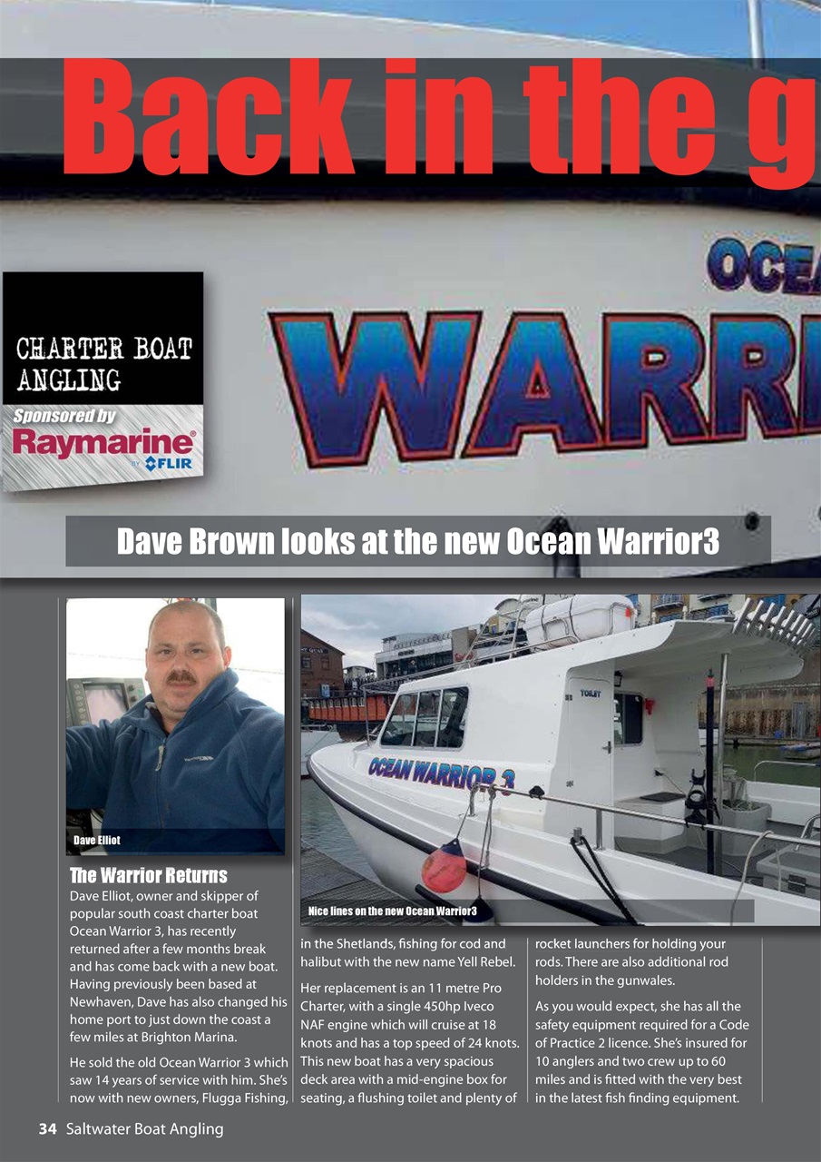 Saltwater Boat Angling Preview Pages