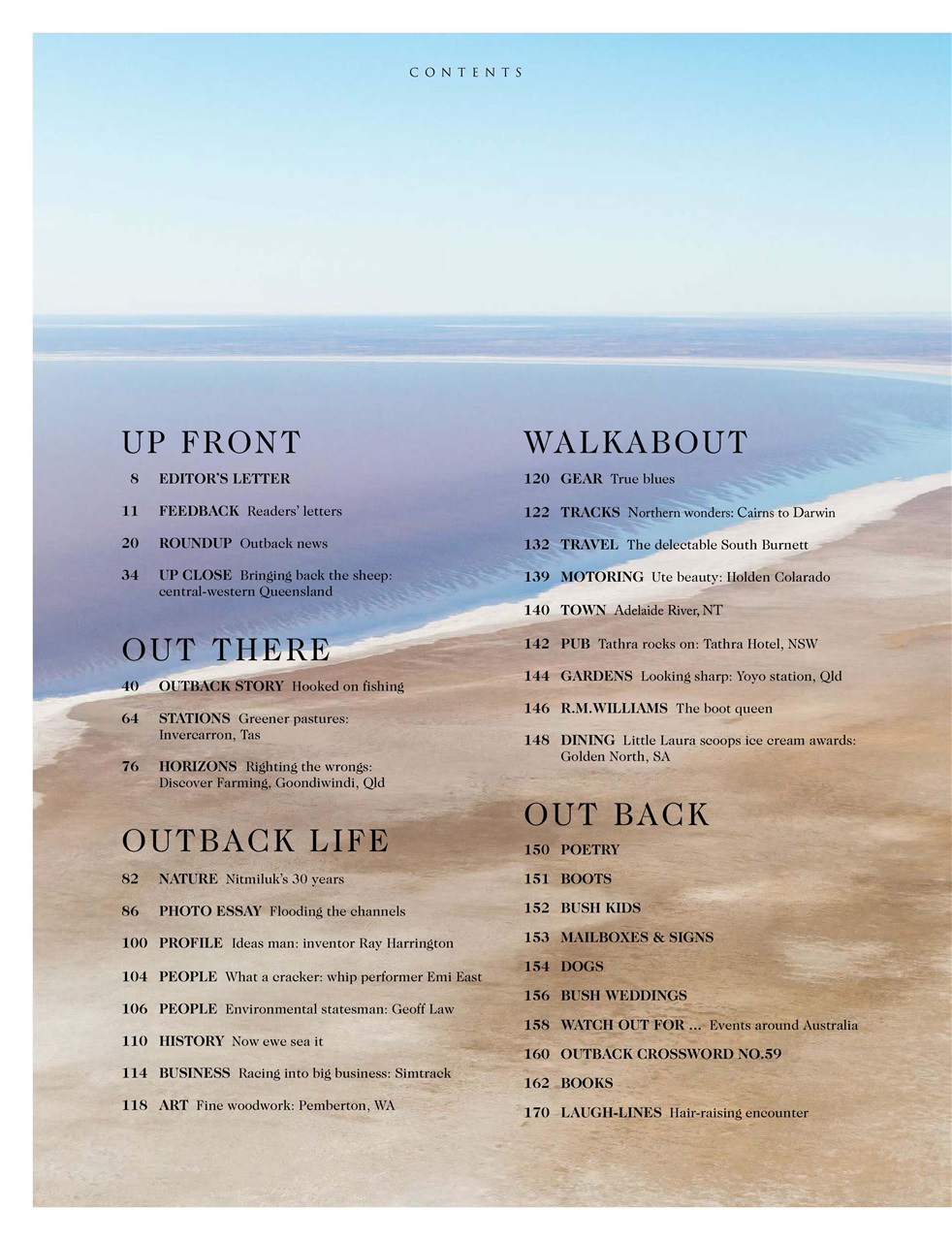 OUTBACK Magazine Preview Pages