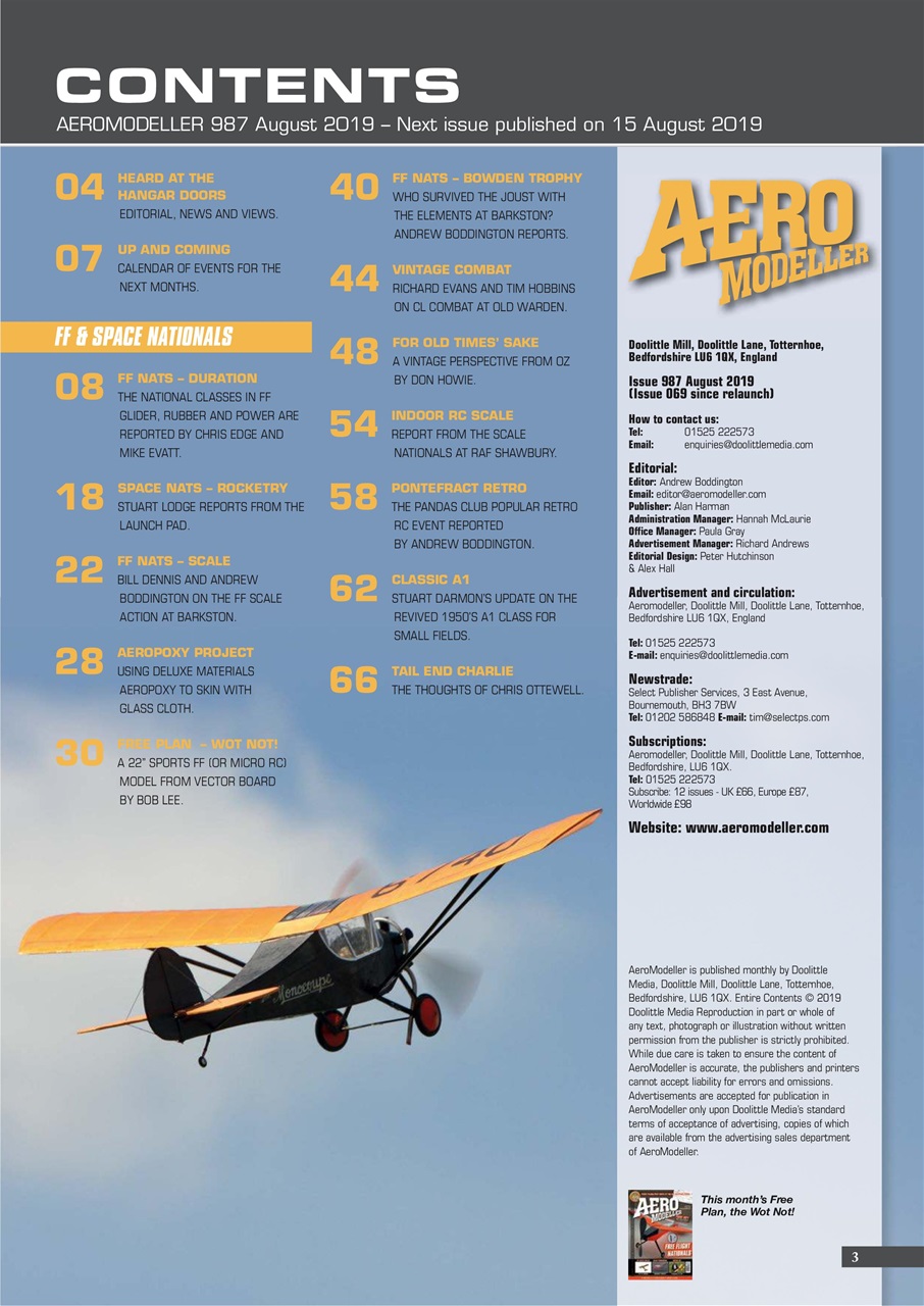 AeroModeller Preview Pages