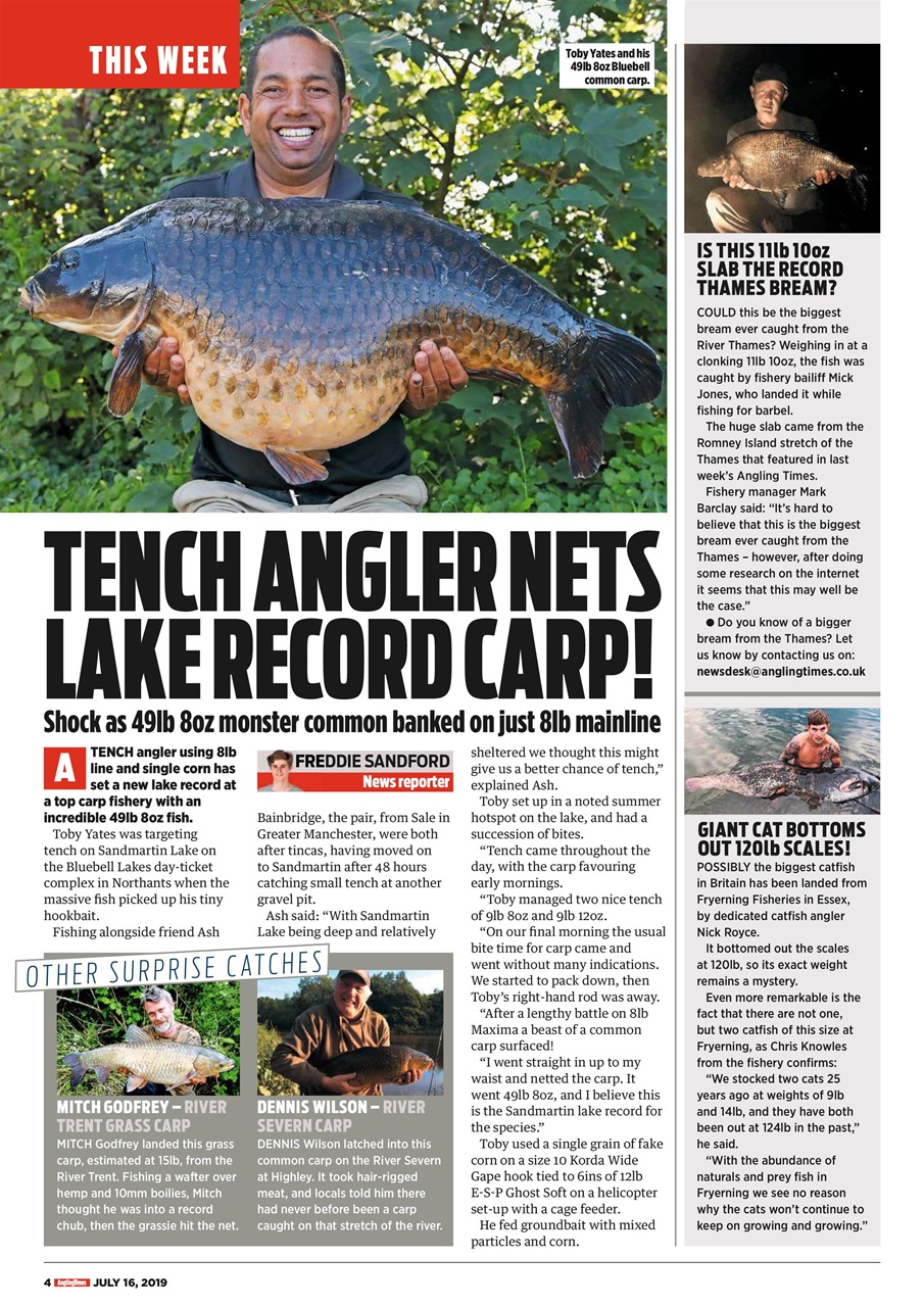 Angling Times Preview Pages