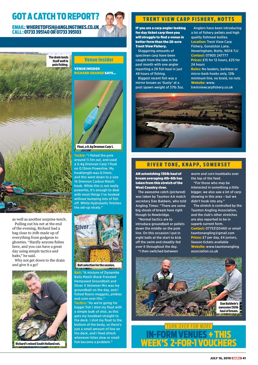 Angling Times Preview Pages