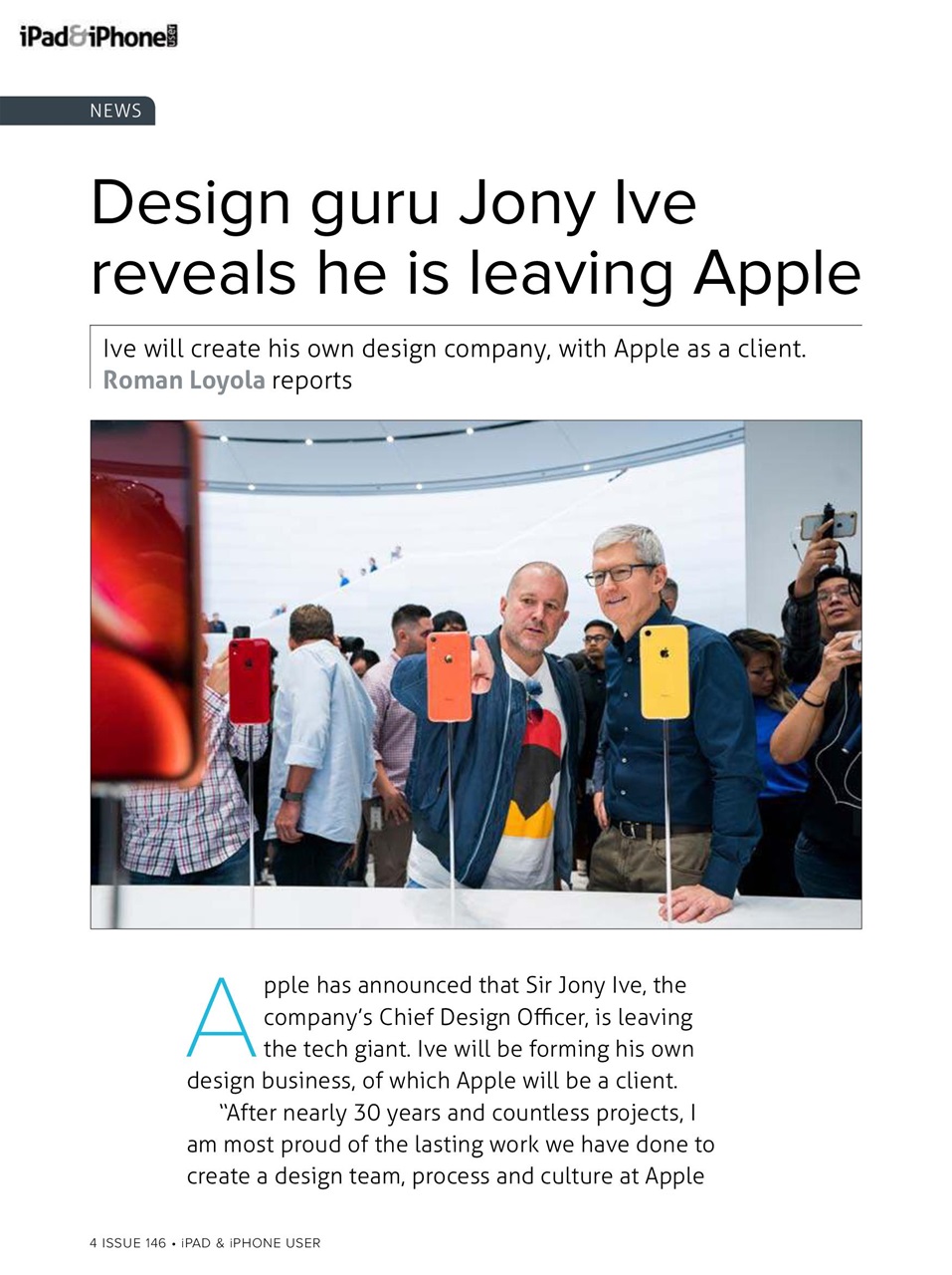 iPad and iPhone User Preview Pages