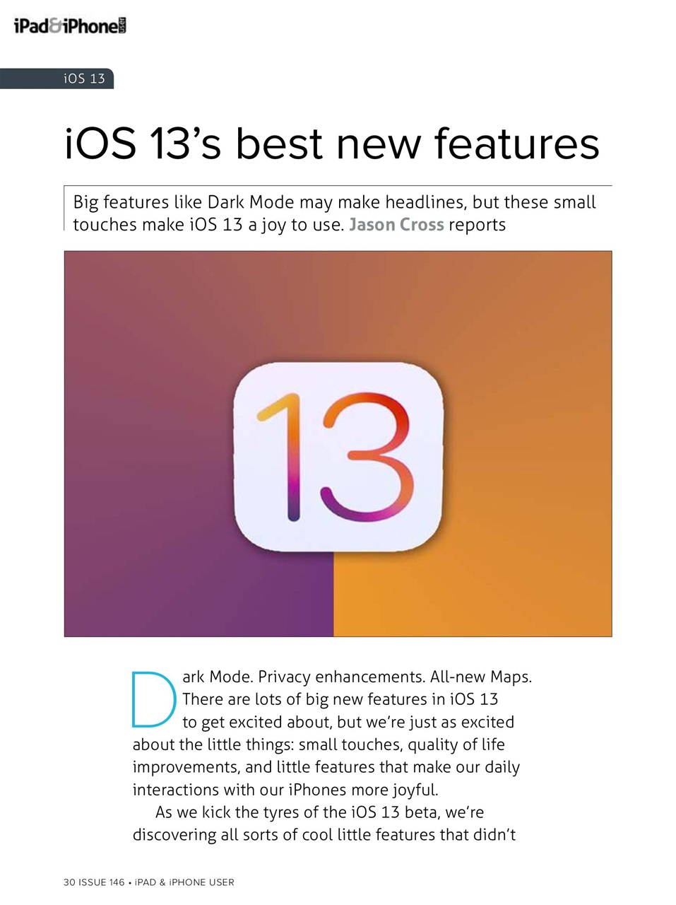 iPad and iPhone User Preview Pages