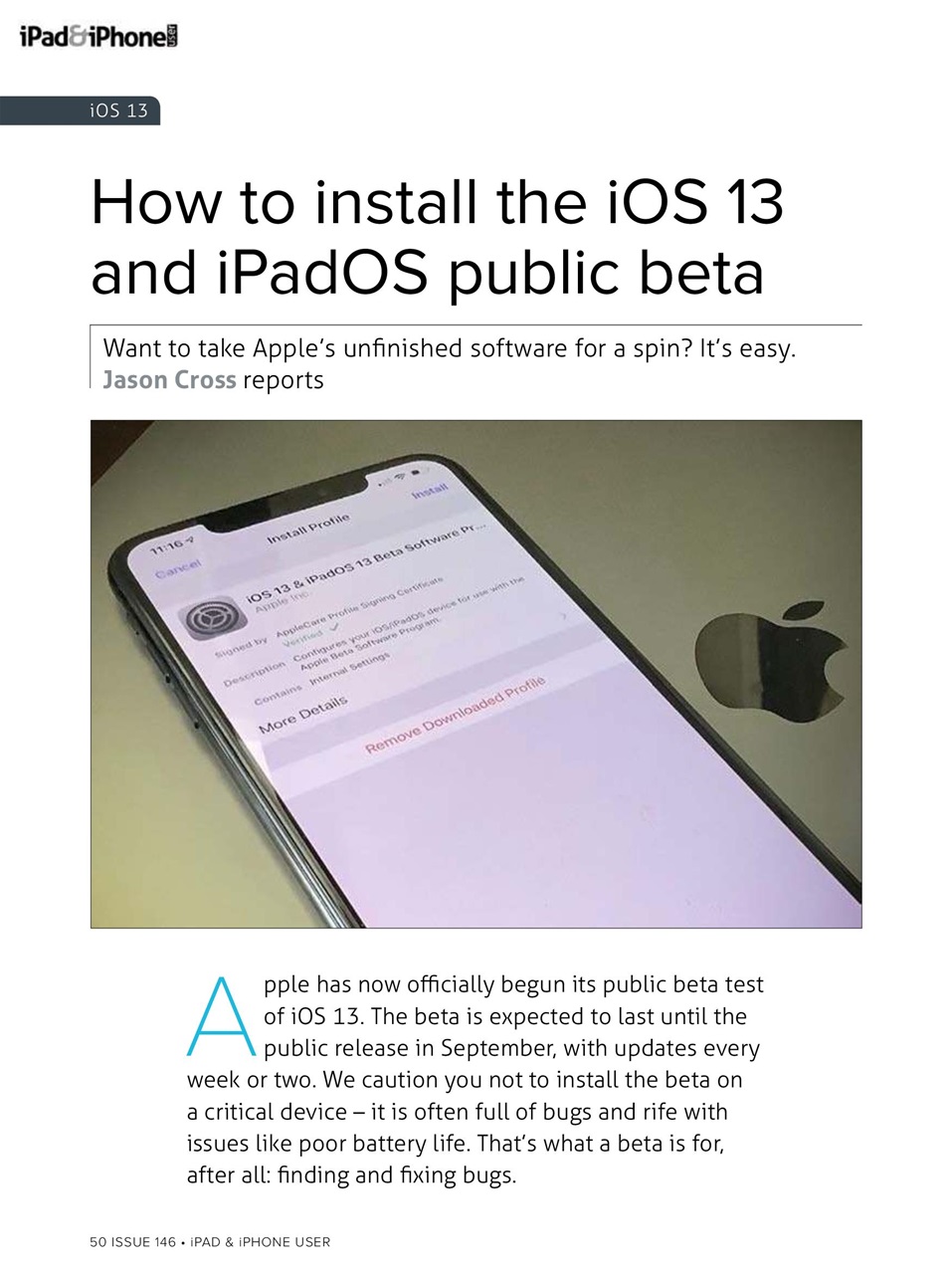 iPad and iPhone User Preview Pages