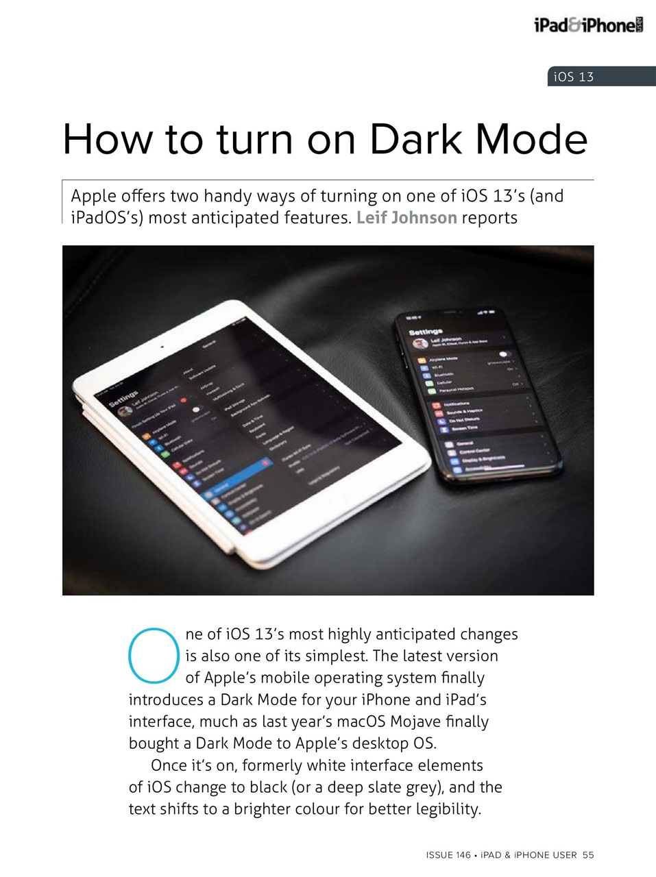 iPad and iPhone User Preview Pages