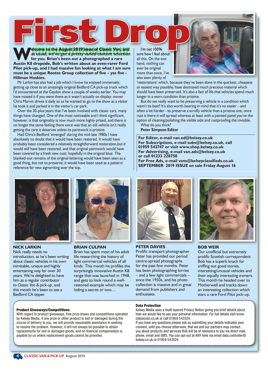 Classic Van & Pick-up Preview Pages