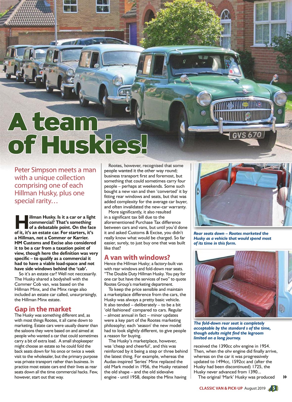 Classic Van & Pick-up Preview Pages