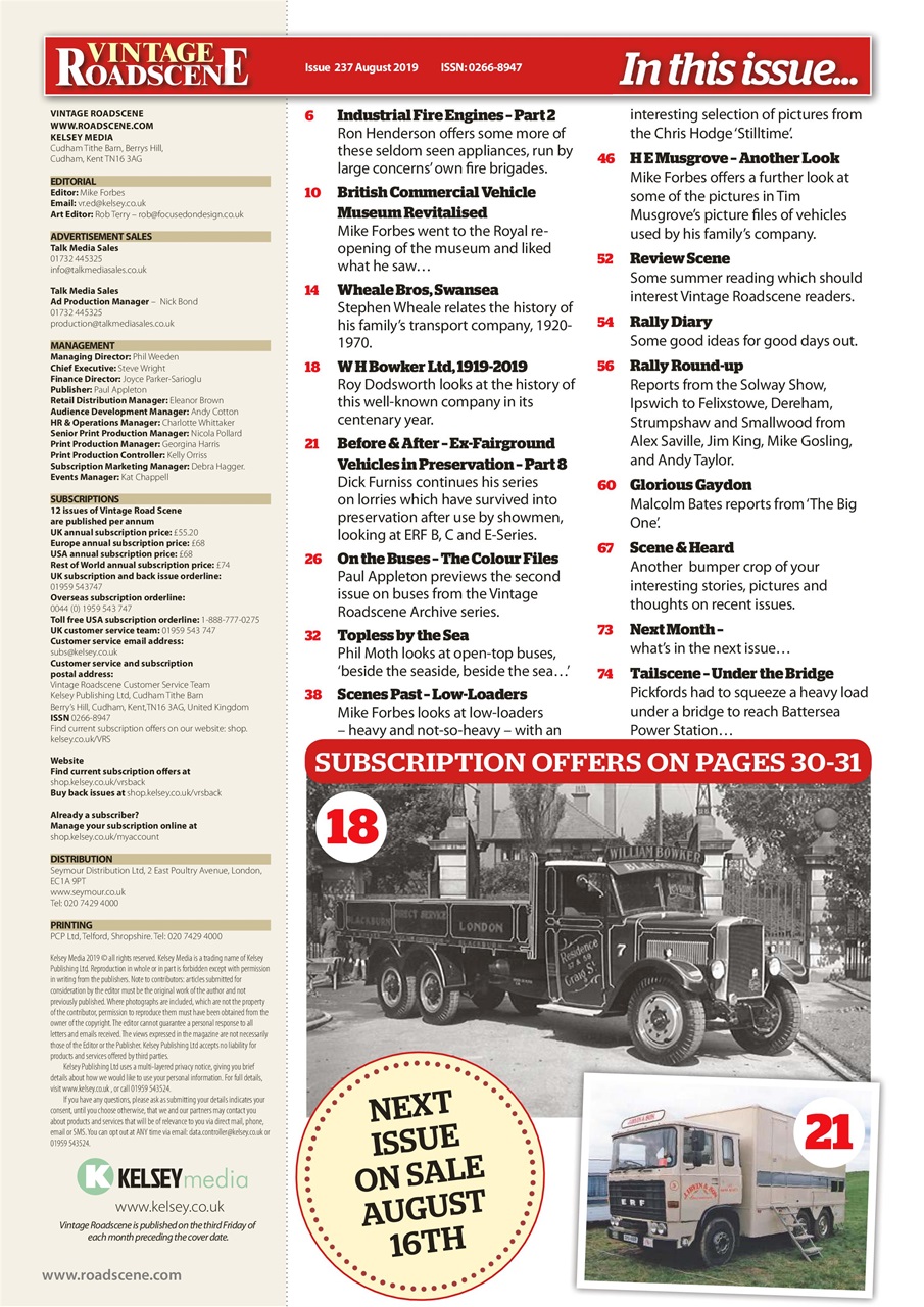 Vintage Roadscene Preview Pages