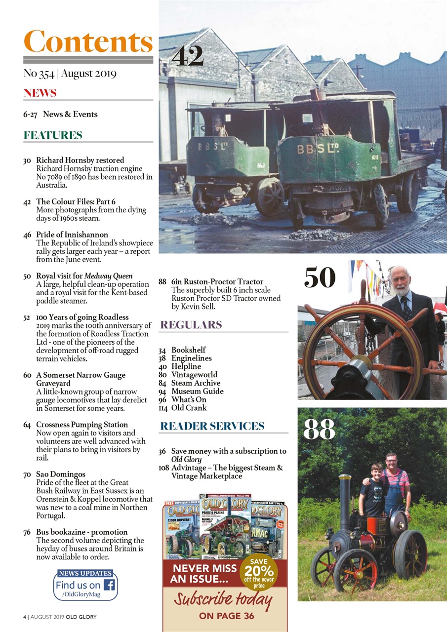 Old Glory Magazine Preview Pages