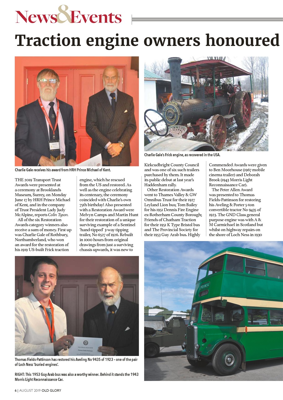 Old Glory Magazine Preview Pages