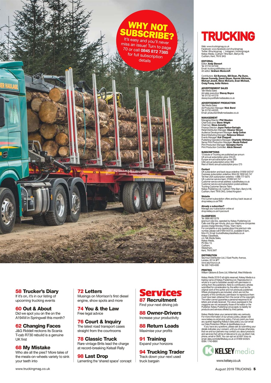 Trucking Magazine Preview Pages