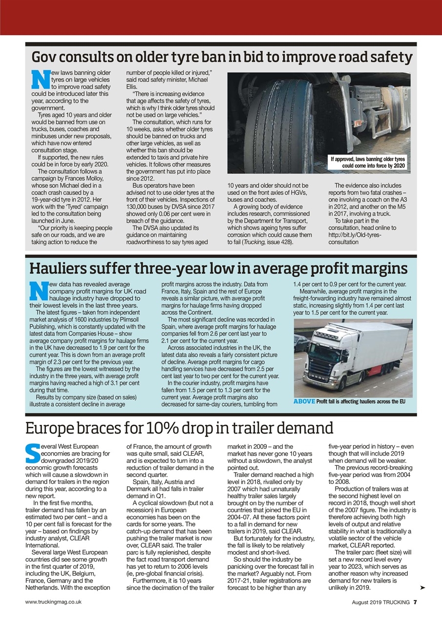 Trucking Magazine Preview Pages