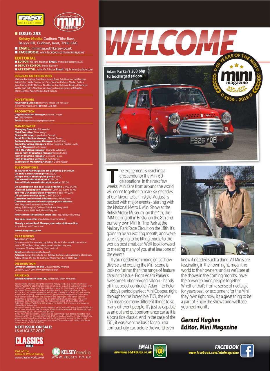 Mini Magazine Preview Pages