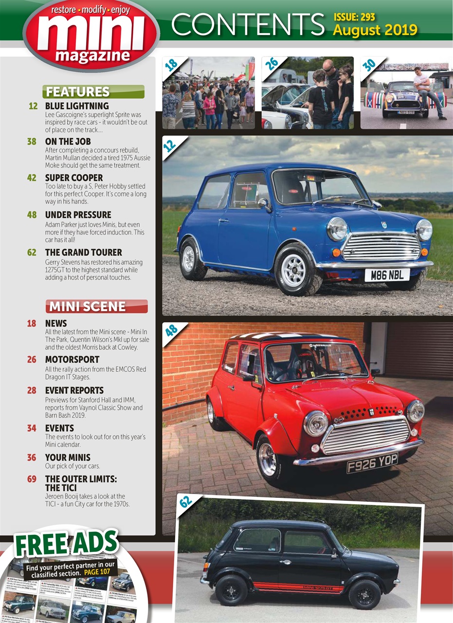 Mini Magazine Preview Pages