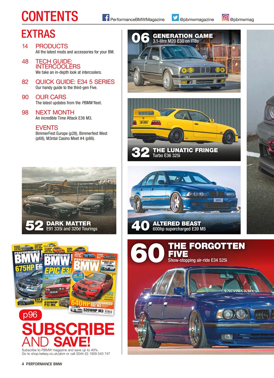 Performance BMW Preview Pages