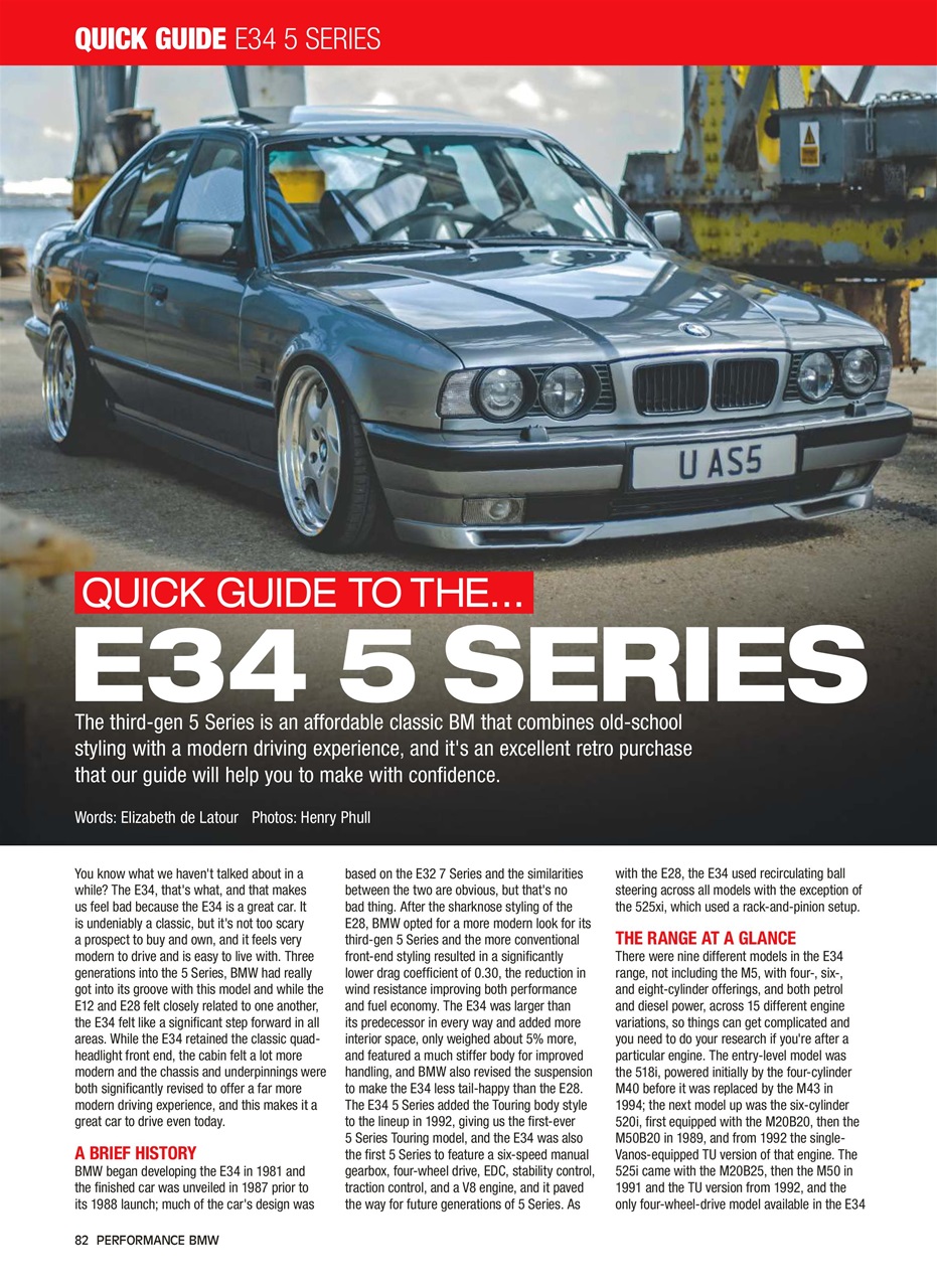 Performance BMW Preview Pages