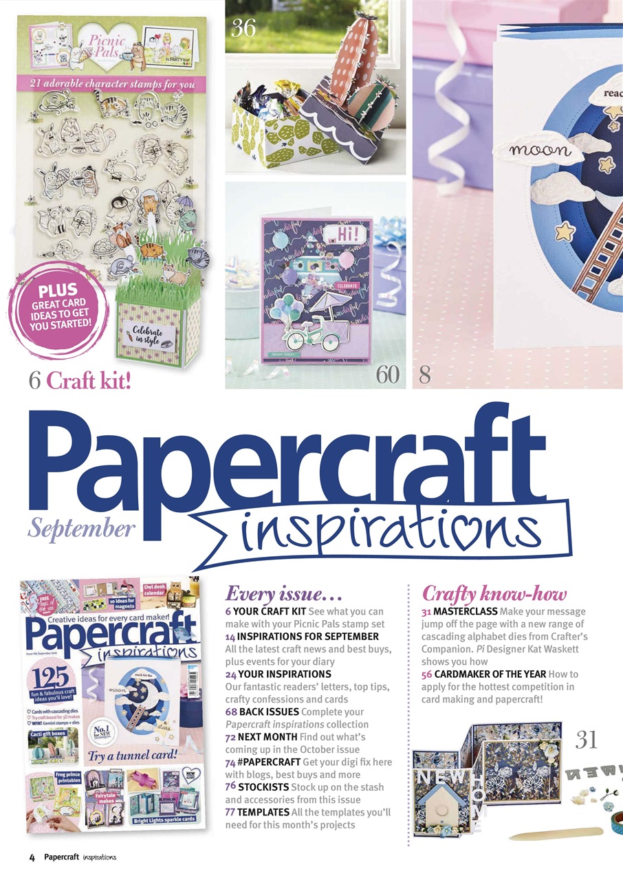 Papercraft Inspirations Preview Pages