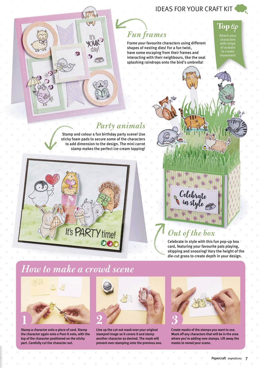 Papercraft Inspirations Preview Pages