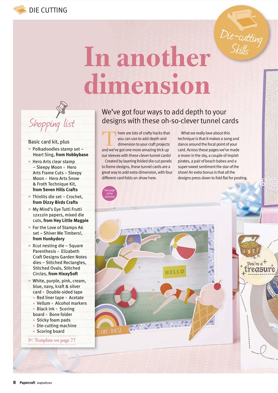 Papercraft Inspirations Preview Pages