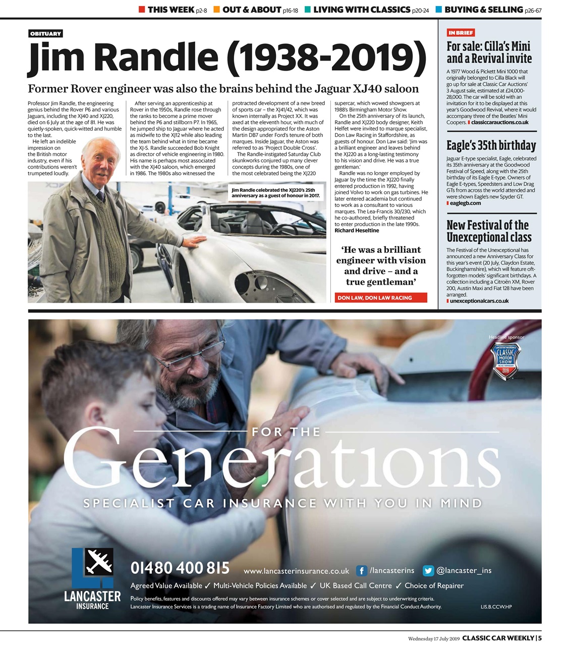 Classic Car Weekly Preview Pages