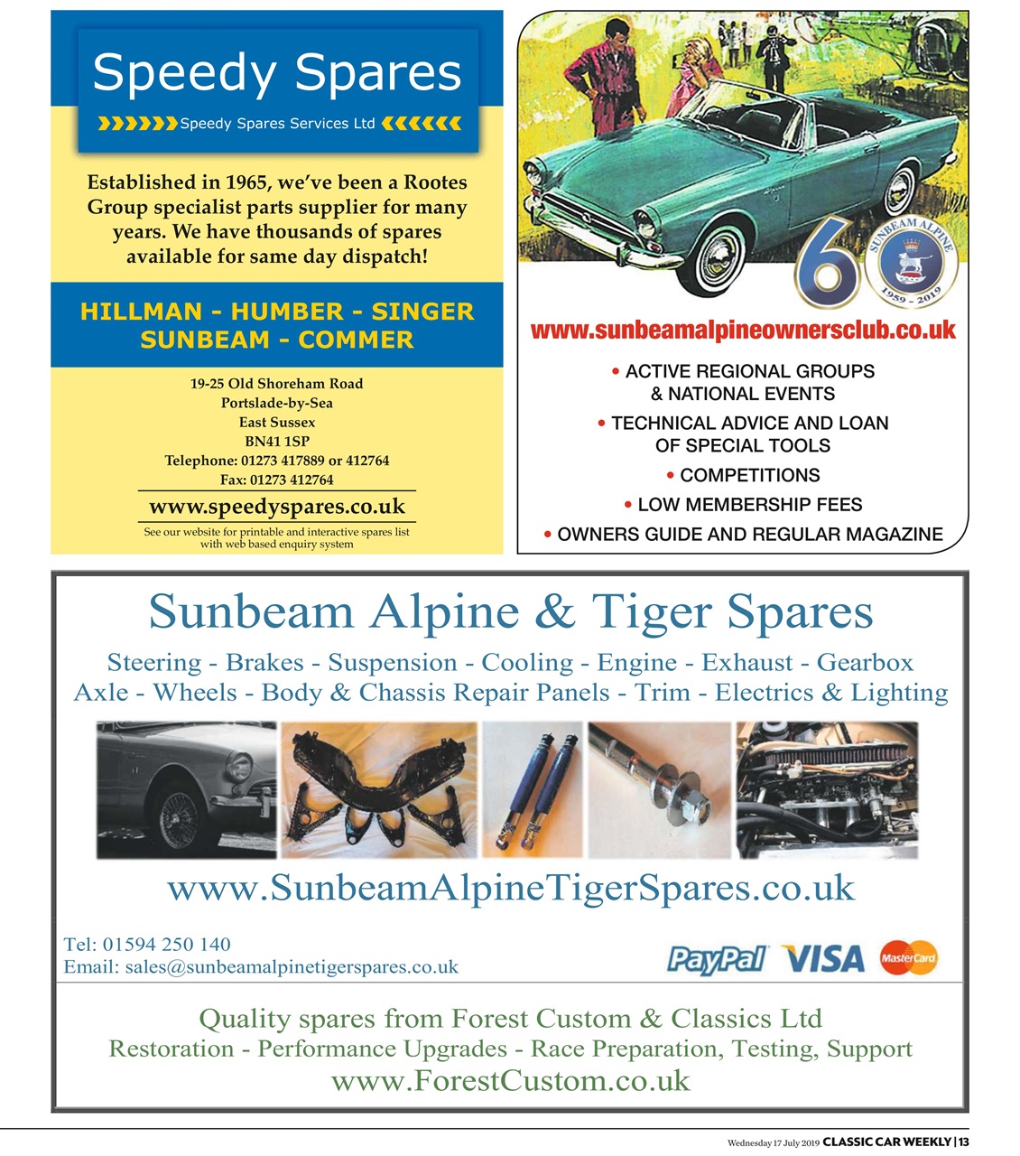 Classic Car Weekly Preview Pages