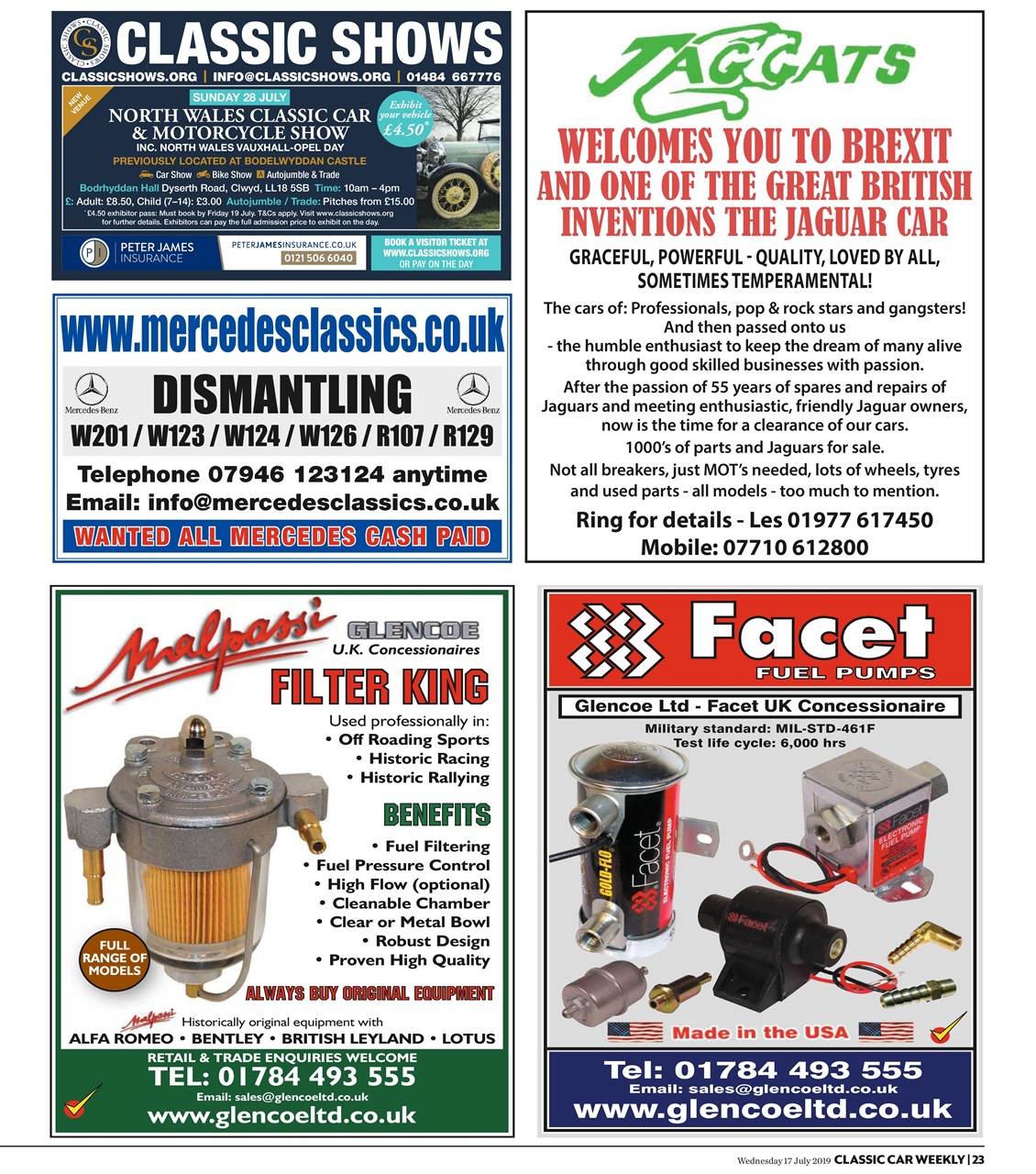Classic Car Weekly Preview Pages