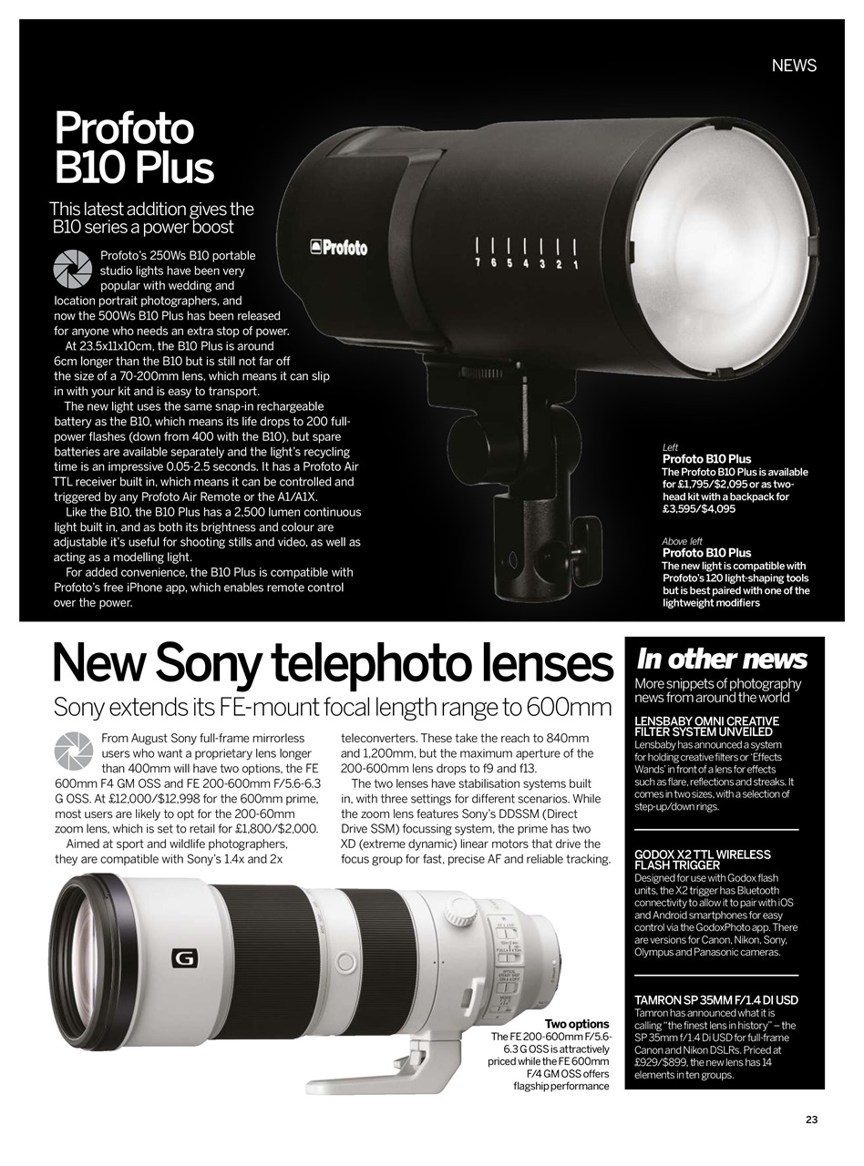 Digital Photographer Preview Pages