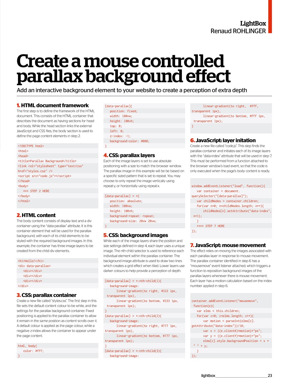 Web Designer Preview Pages