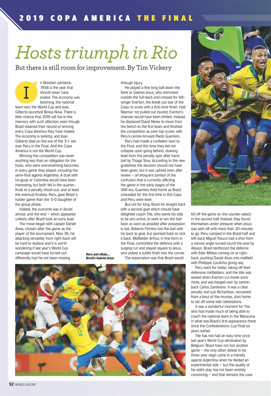 World Soccer Preview Pages