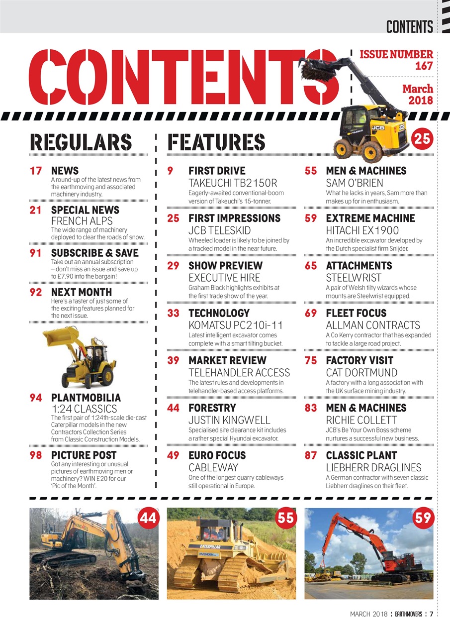 Earthmovers Preview Pages