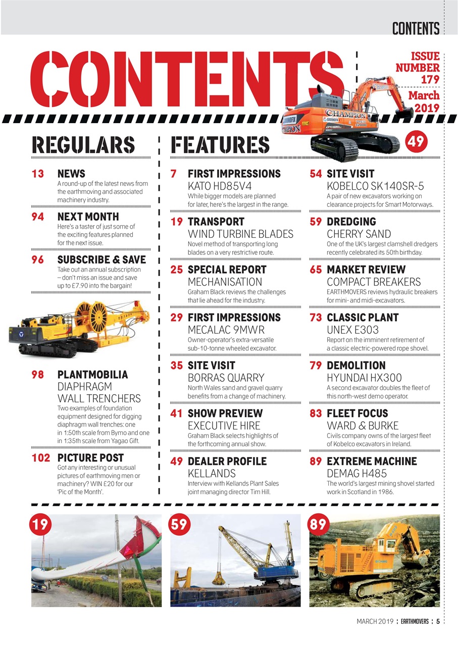 Earthmovers Preview Pages