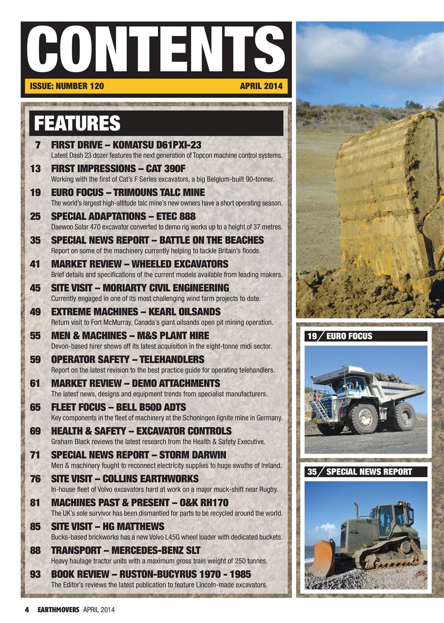 Earthmovers Preview Pages