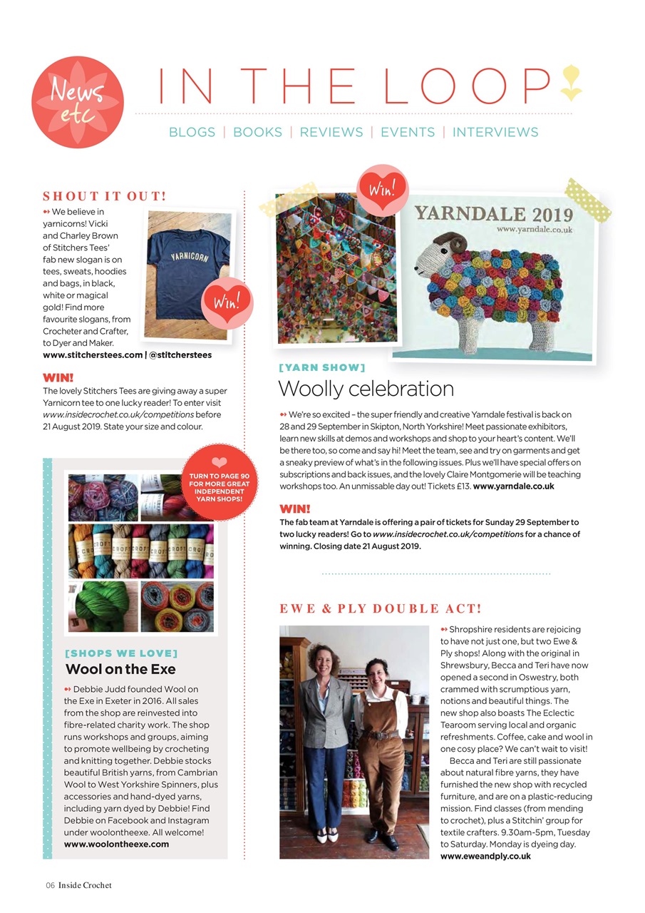 Inside Crochet Preview Pages