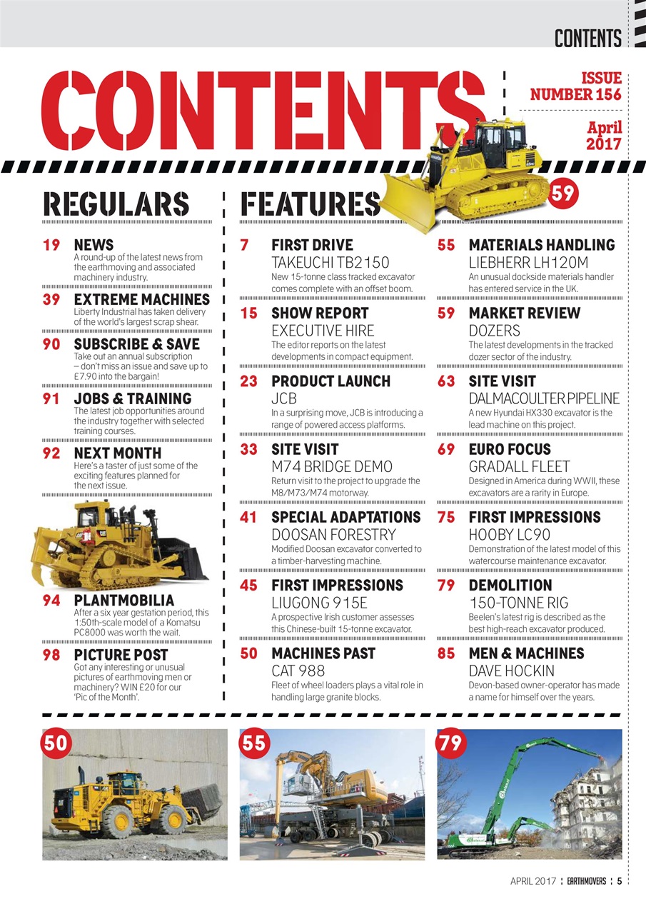 Earthmovers Preview Pages