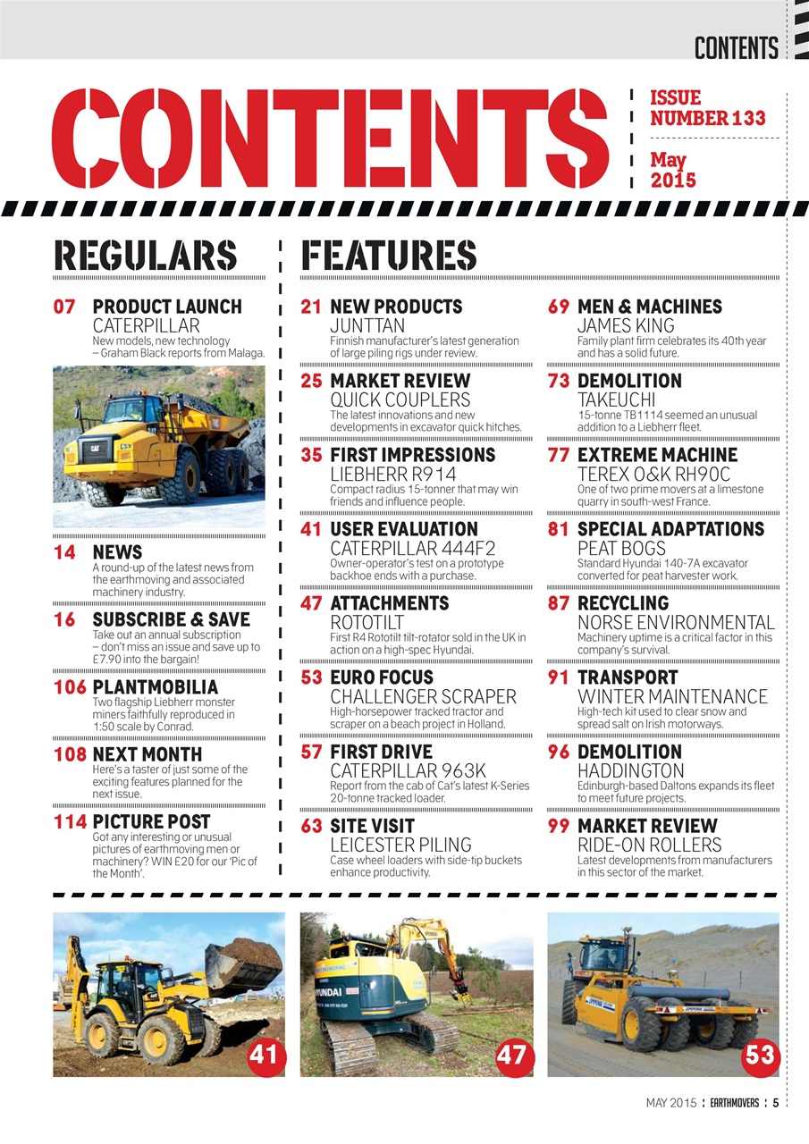 Earthmovers Preview Pages