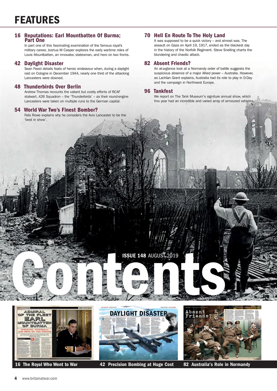 Britain at War Magazine Preview Pages
