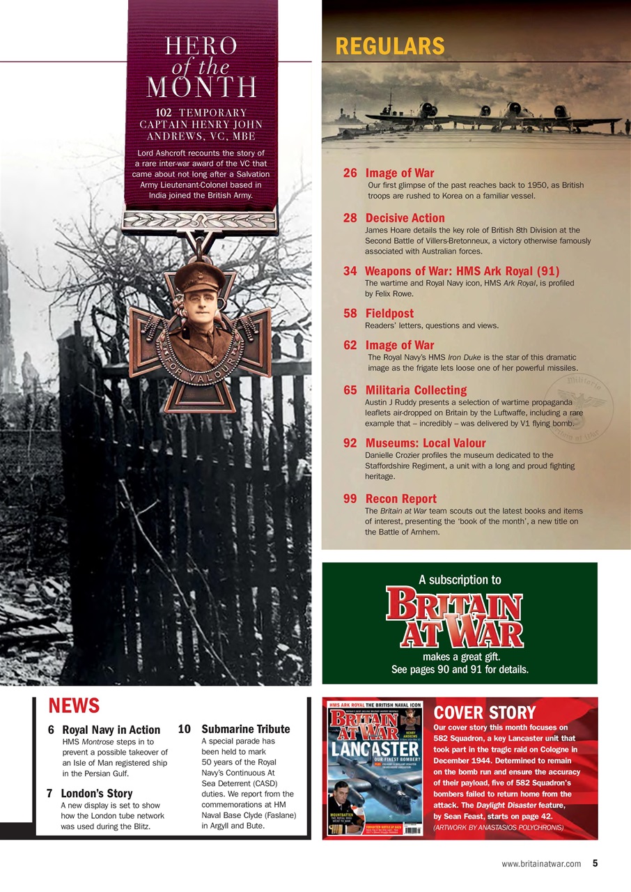 Britain at War Magazine Preview Pages