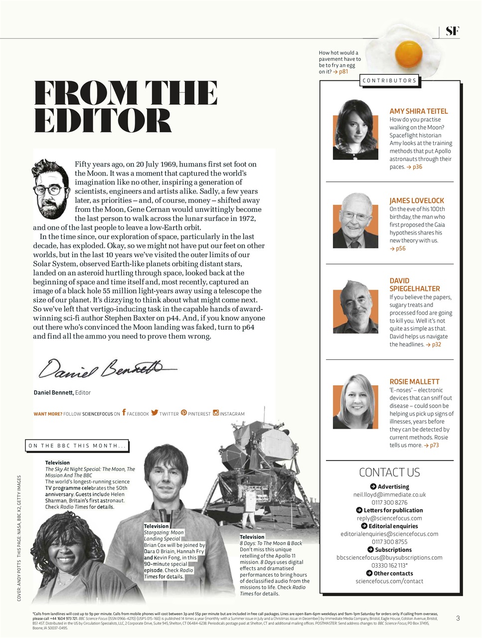 BBC Science Focus Magazine Preview Pages