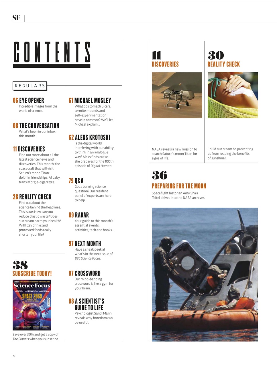 BBC Science Focus Magazine Preview Pages