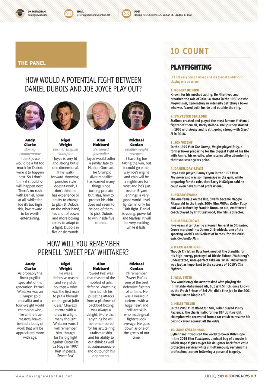 Boxing News Preview Pages