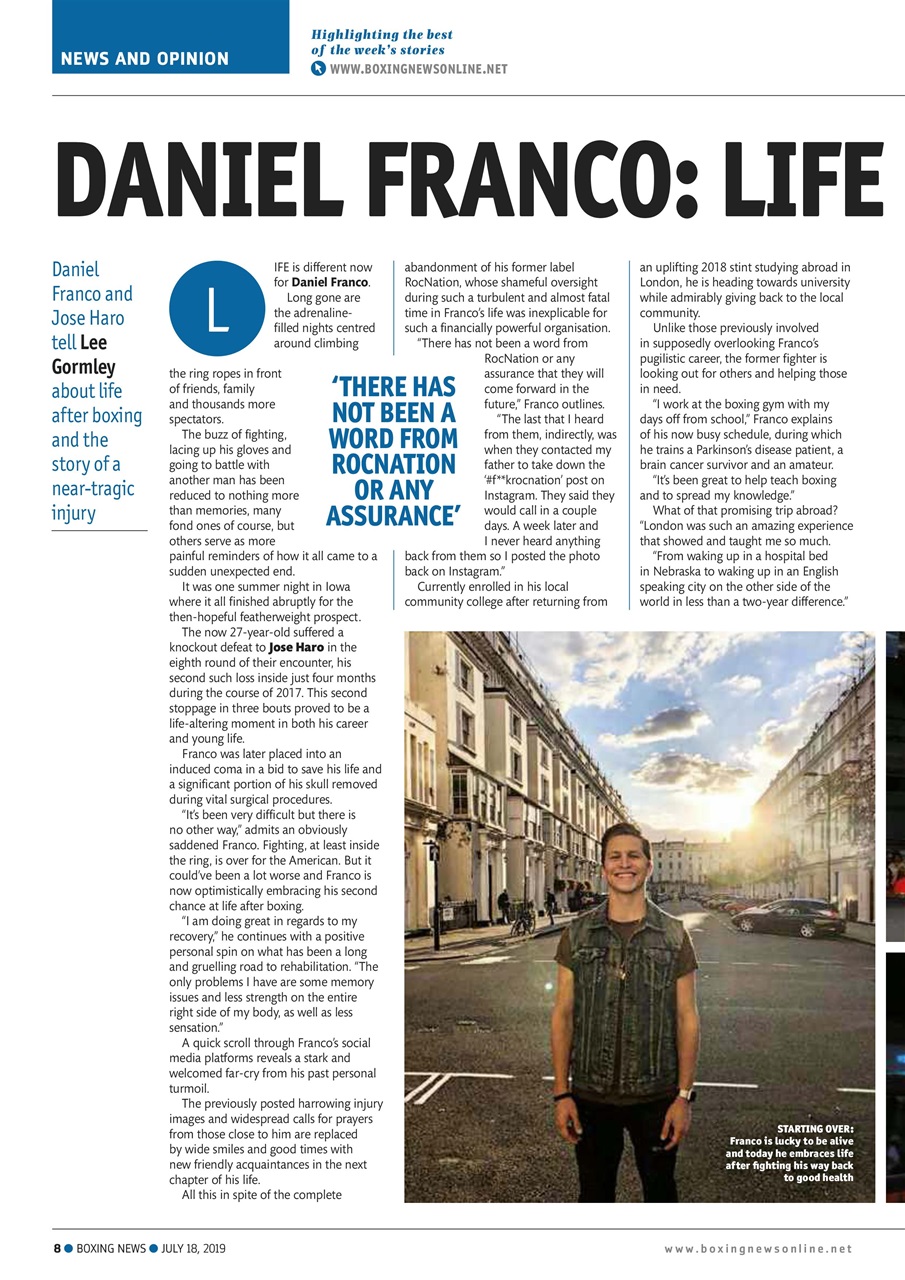 Boxing News Preview Pages