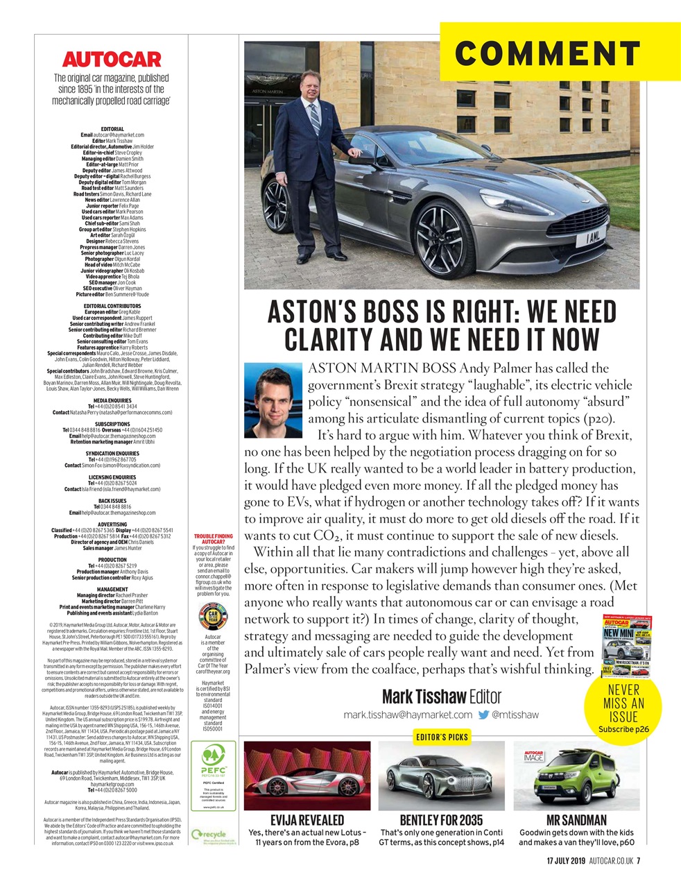 Autocar Preview Pages